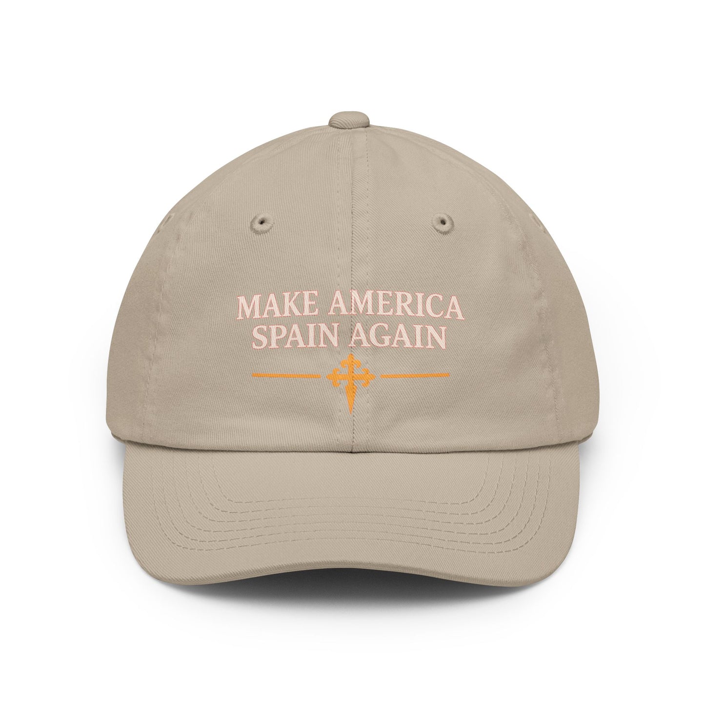Make America Spain Again Dad Hat — Embroidered Political Baseball Cap
