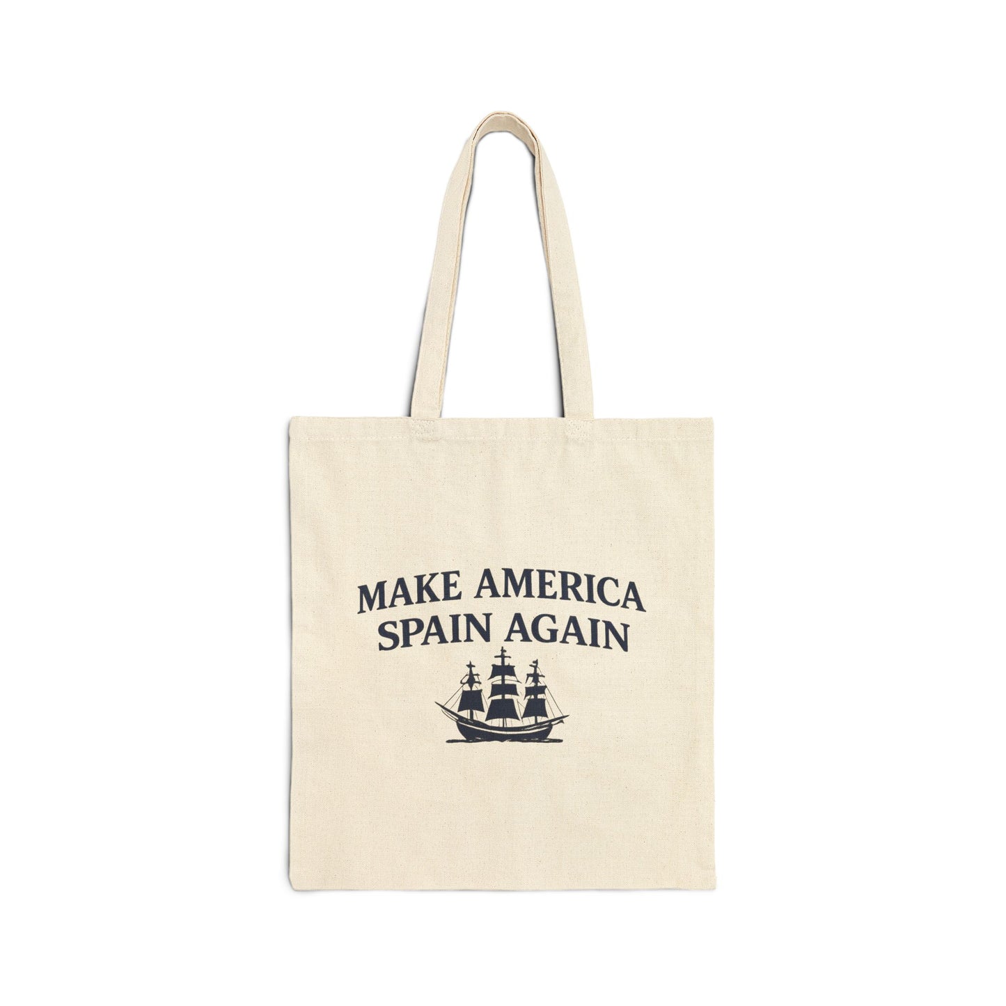 Tote Bag — "Make America Spain Again" Nautical Canvas Tote