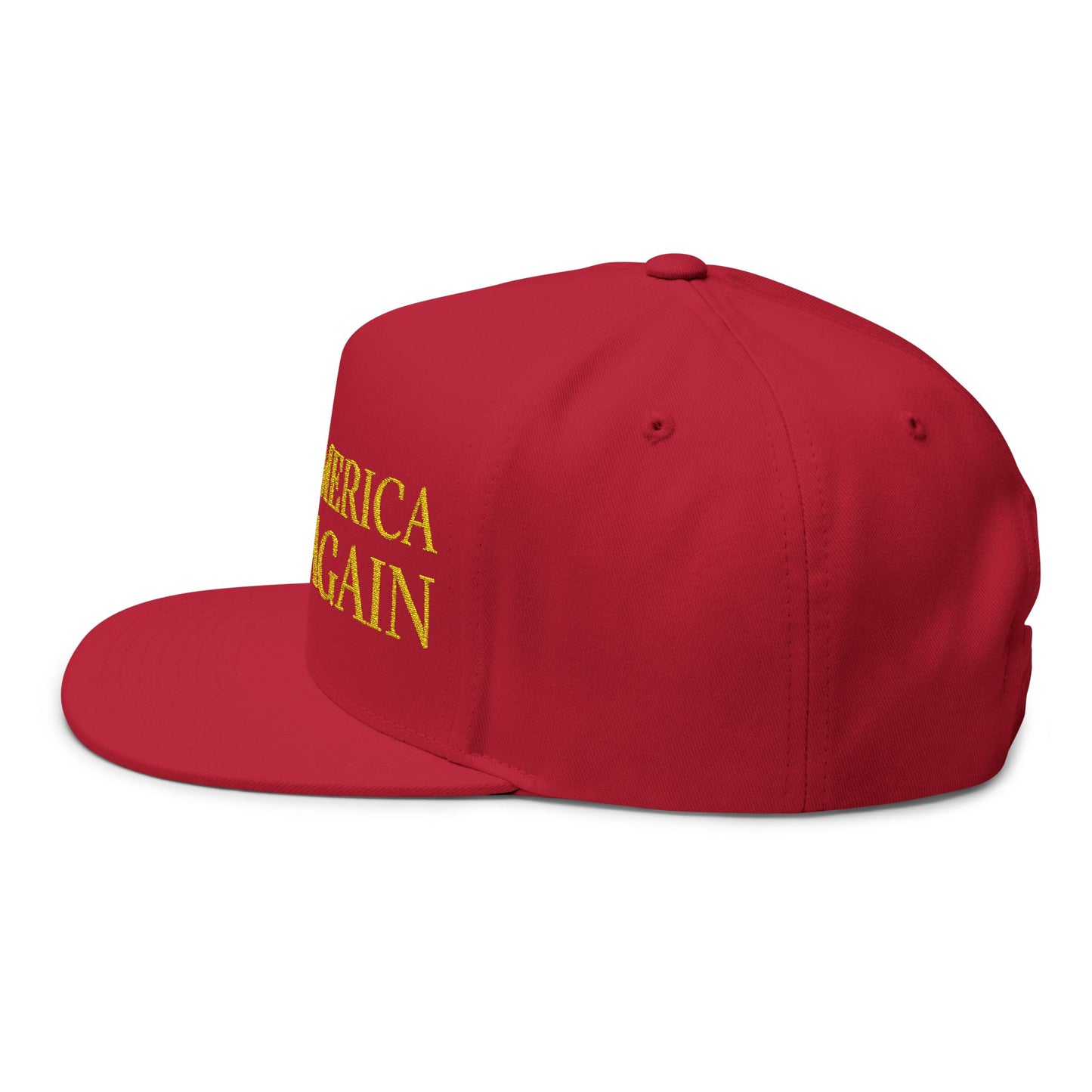 Make America Spain Again Embroidered Flat Bill Cap