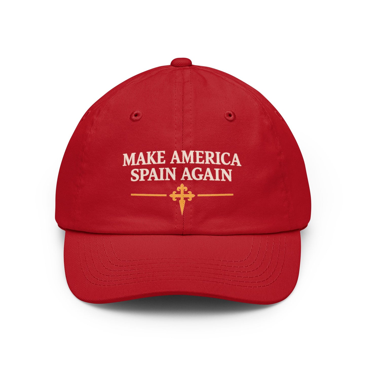 Make America Spain Again Dad Hat — Embroidered Political Baseball Cap